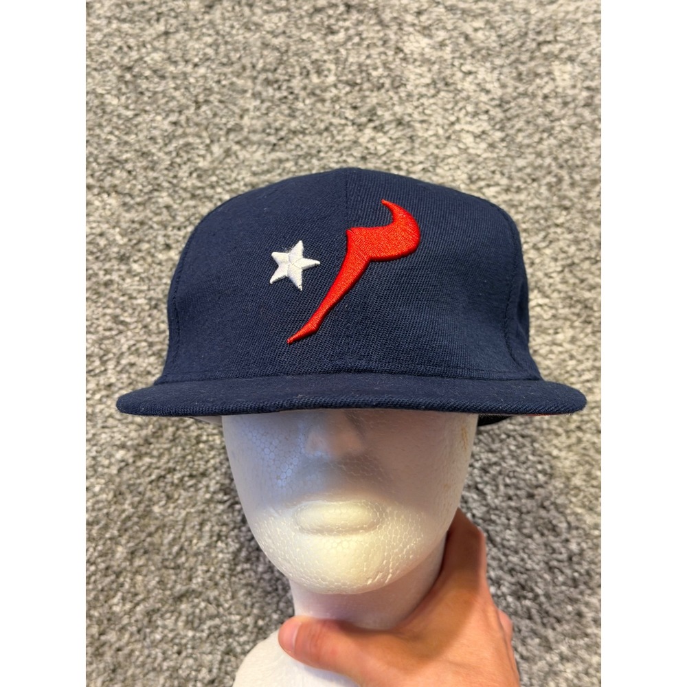 New Era Hat Men OSFM Navy Houston Texans 9FIFTY Snapback Heritage Collection Cap
